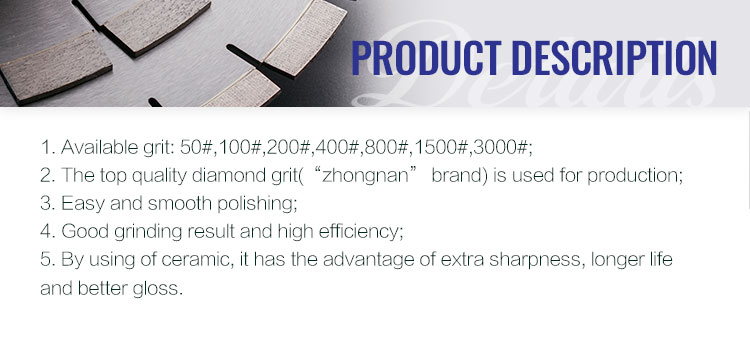 3" 4" Resin Bond Diamond Grinding Abrasive Pad for Concrete Floor Surface on Grinder