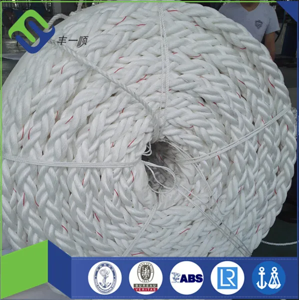 120mm Diameter PP Marine Rope 8 Strand Polypropylene Rope For Tug And Boat
