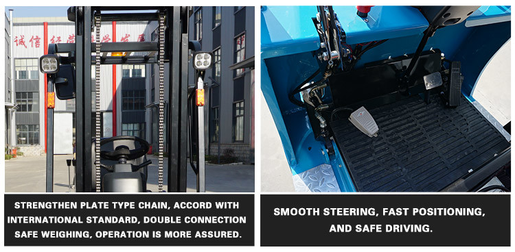 Lithium 3000mm 3t Outdoor Small Electric Counterbalance Forklift
