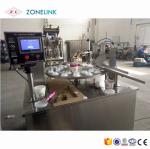 Electric Driven Gelato Ice Cream Cup Filling Sealing Machine for Bottles