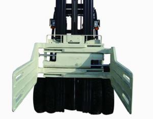 Quality Black Color Forklift Truck Attachments Carbon Steel Rotating Bale Clamps wholesale