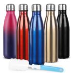 Stainless Steel Water Bottle 25oz Peacock Blue Triple Layered Vacuum Insulated