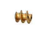 Professional Miniature Brass Worm Gear 1 Tooth 1.5 Module AGMA 7 Brass