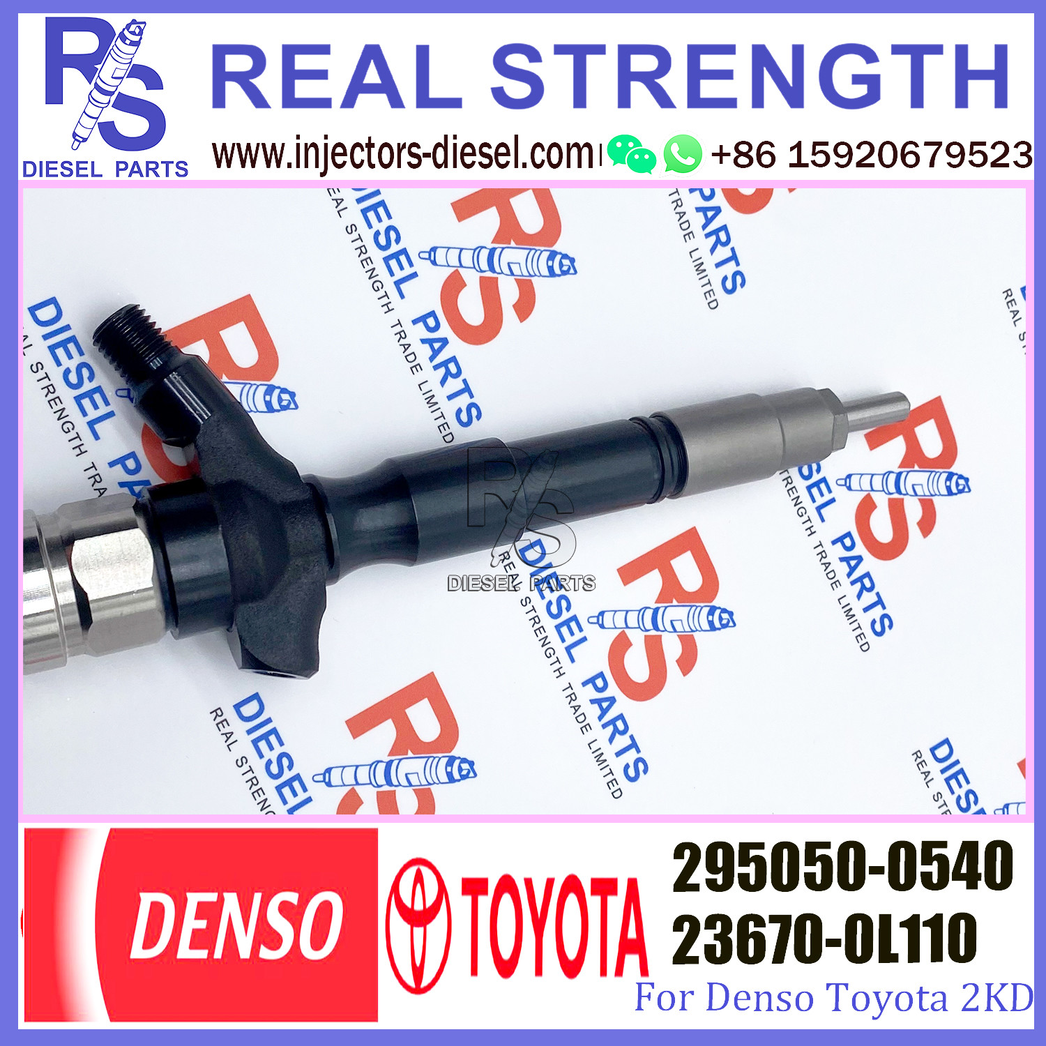 common rail injector 095000 0540 0950000540 095000-0540 for 6081T diesel pump injector