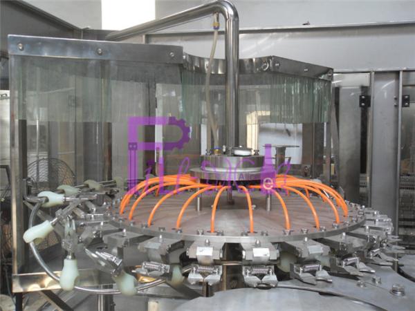 Rice Wine Glass Bottle Filler Machine Industrial 3 - in - 1 Hot Filling Line