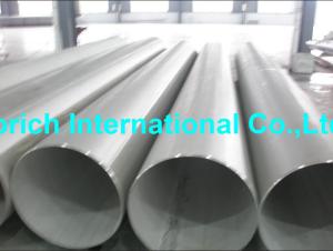 China High Temperature Chromium Nickel Alloy Tube A358 / A358M Welded Stainless Steel Pipe on sale