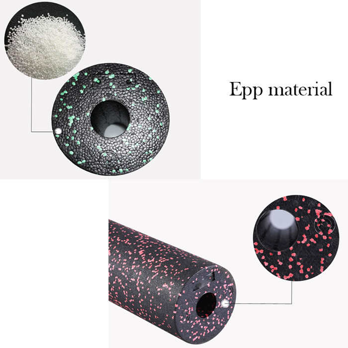 Trigger Points Yoga Foam Roller Kit , Pilates Body Exercises Gym EPP Massage Ball Set