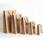 CMYK/PANTONE Printing Customized Kraft Paper Euro Tote Shopping Gift Bag for
