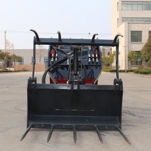 Quality Mini skid steer loader wiht Grass grapple wholesale
