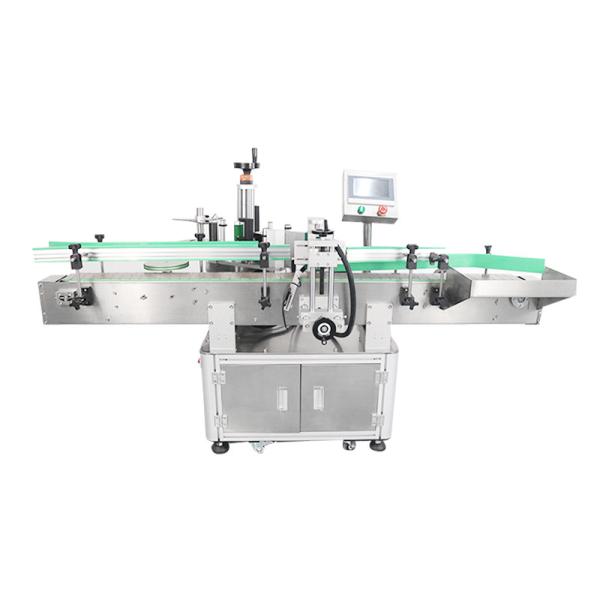 Chemical Paper Sticker Label Sticking Machine Automatic Horizontal Bottle
