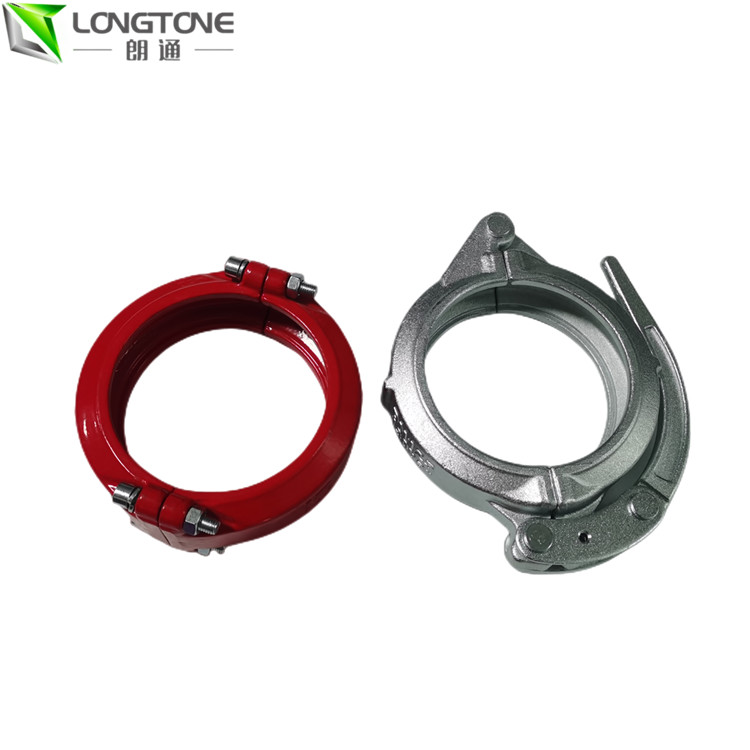 Mounting Concrete Pump Pipe Fittings Snap Rubber Hose Clamp