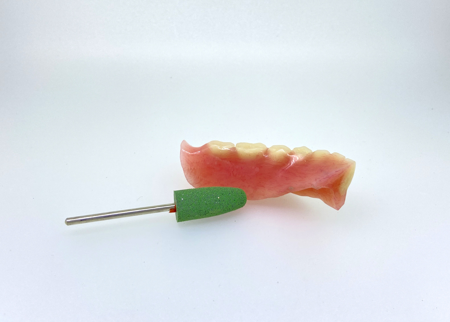 Acrylic Rubber Silicone Polishers Adjusting green Denture Finishing Burs