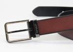 3.5cm Width Gents Leather Belt With Zinc Alloy Buckle Light Brown Color