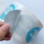 Rolled Bottle Label Sticker Printing Custom Vinyl Adhesive Label