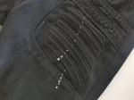 100% Cotton Men's Denim Pants Heavy Washed Complex Workmanship