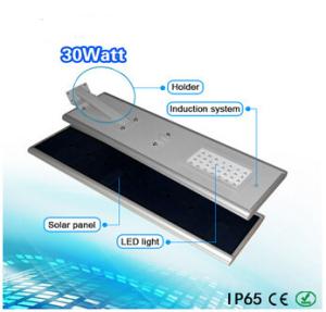 Quality Free power 5W-60W outdoor LED all in one/integrated solar street light factory price wholesale