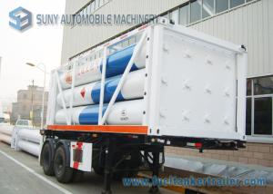Quality High Performance 12 Tubes Containe CNG Tank Trailer ISO11120 / BV wholesale