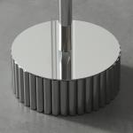Elegant Stainless Steel Marble Top Couch Side Table OEM ODM