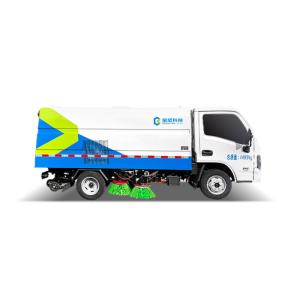 Quality City Custom Street Cleaning Truck Airport Runway Vacuum Road Sweeper Truck wholesale