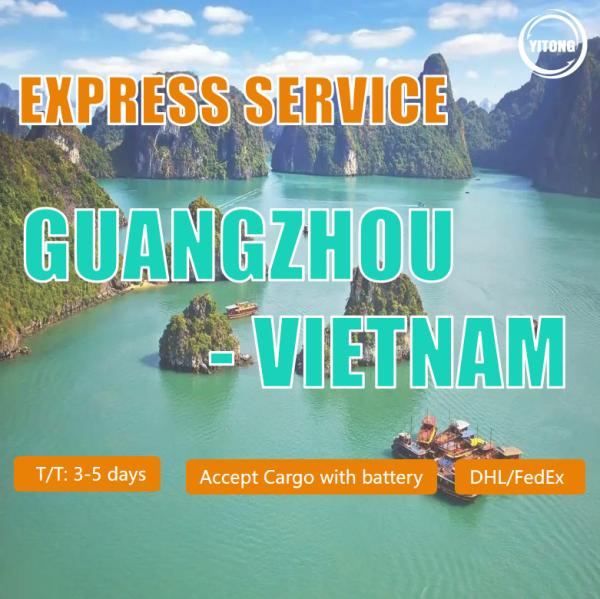 Guangzhou, Shenzhen, Shanghai, Beijing Courier Express to Vietnam, Laos,