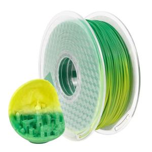 Quality PLA Temp Color Change 3D Filament Green To Yellow 3D Printing Filament wholesale