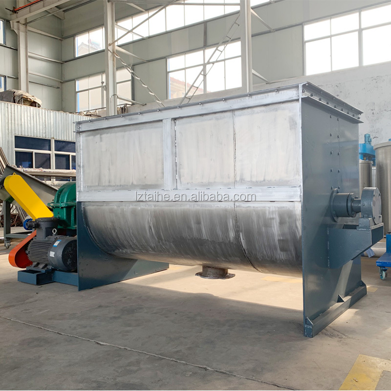 Chemical Fertilizer Mixer Wall Putty Powder Horizontal Mixing Machine Ribbon Mixer