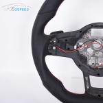 OEM Leather Volkswagen Carbon Fiber Steering Wheel Racing Car LED Display