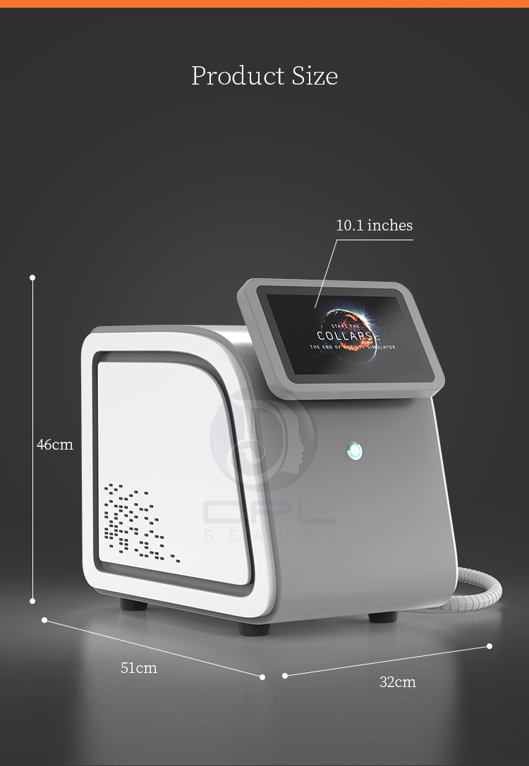 2 in 1 High-quality Portable 808 Diode Laser Professional Skin Rejuvenation Hair Removal Machine