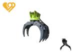 Heavy Equipment Hydraulic Attachment Q345B Alloy Steel Grapple Buckets for