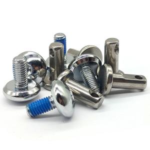 Silver Non Standard Screws Customized Cold Headed Parts 0.01mm Tolerance