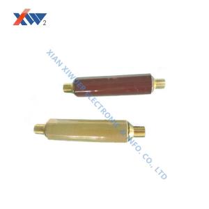 Quality 16.5mm X 30.5mm High Voltage 12KVAC 200pF Ceramic Display Capacitor Mandrel ±20％ Tolerance wholesale