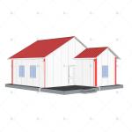 Heya-2B01-A China 2 room sandwich panel house best selling prefab building