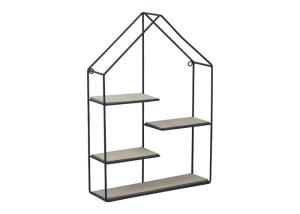 Quality Paulownia Veneered MDF 17.5cm Wide Wall Mount Rack Shelf wholesale