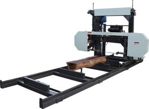 Quality 27HP Diesel Sawmill Wood Saw Machines Cutting Wood Portable Sawmill, Horizontal bandsaw for sale wholesale