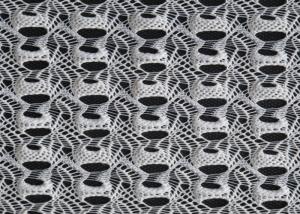 Quality Hollowed 100% Polyester Lace Fabric , 150cm Width CY-CT8057 wholesale