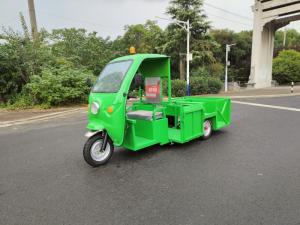 Quality New Energy Electric Three Wheeled Cleaning Car Garbage Transport Truck wholesale