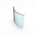 Dark Blue Solar Controlled Low-E Insulating Glass Curved Glass Curtain Wall