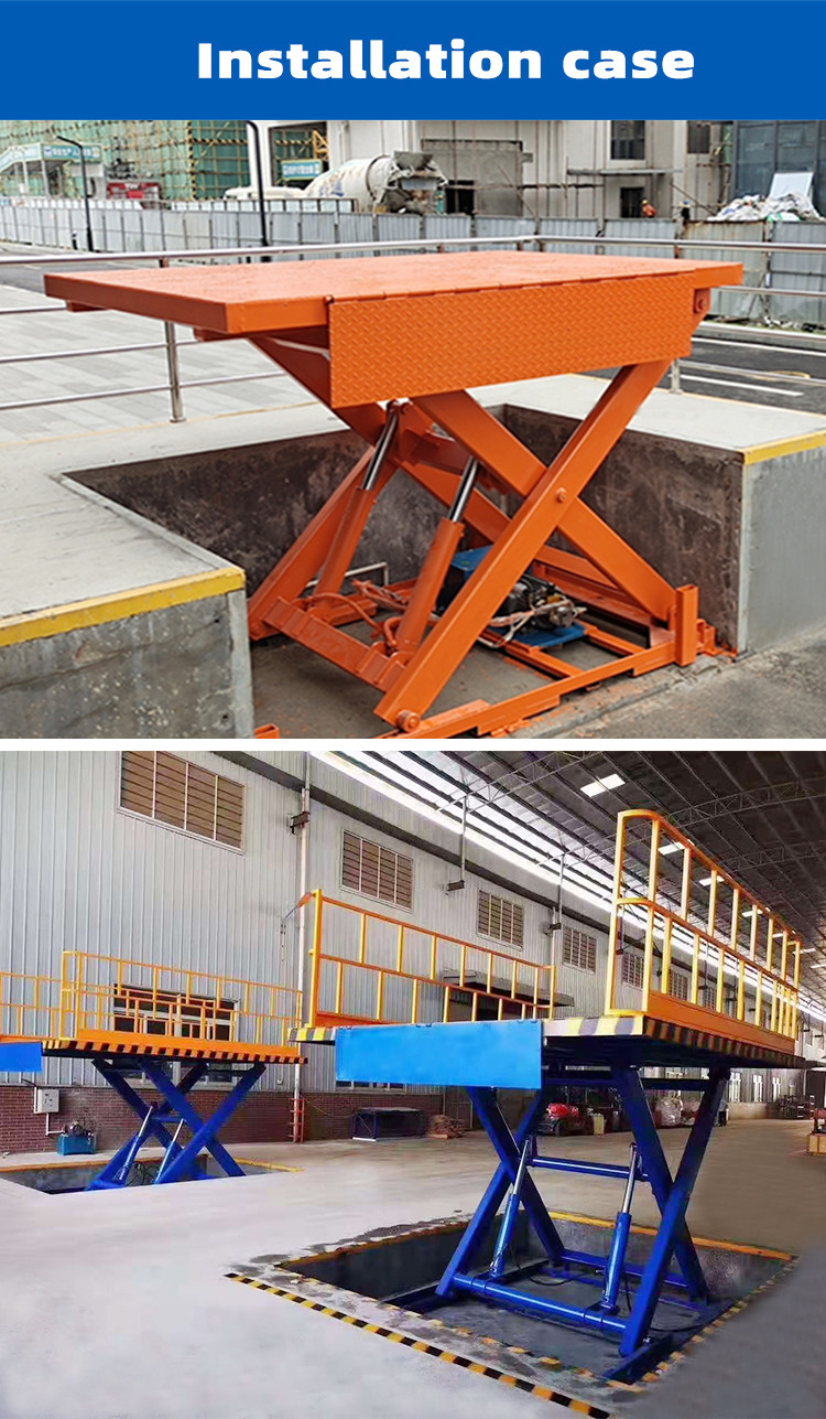 4 Tons Stationary Scissor Lift Table Workbench Stationary Lift Platform
