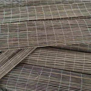 Quality ECO Friendly Decoration Panels Privacy Carbonized Natural Reed wicker Fence Outdoor Garden Fencing wholesale