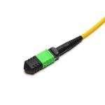 OM3 / OM4 Fiber Optic Patch Cord , MPO Fiber Cable 3mm For CATV