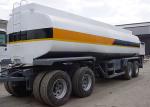 25000L 4 Axles Drawbar Carbon Steel Tanker Trailer for Fuel or Diesel Liquid