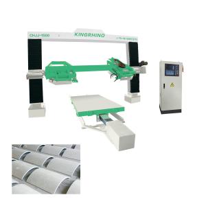 Quality 12.5kw 1500mm Max Cutting Height CNC Band Saw Stone Cutting Machine For Arc Slab wholesale