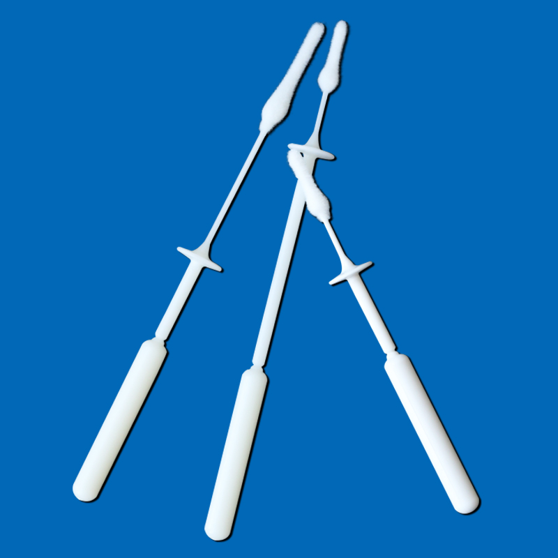 IClean Nylon Flocked Sterile Nasal Swab Stick Medical Flocking Swab