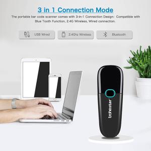 Quality USB Wireless Online 1D 2D Laser Barcode Scanner For PC wholesale
