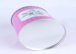 Full Color Printed Round Metal Tea Storage Containers 100 X 135 MM LFGB