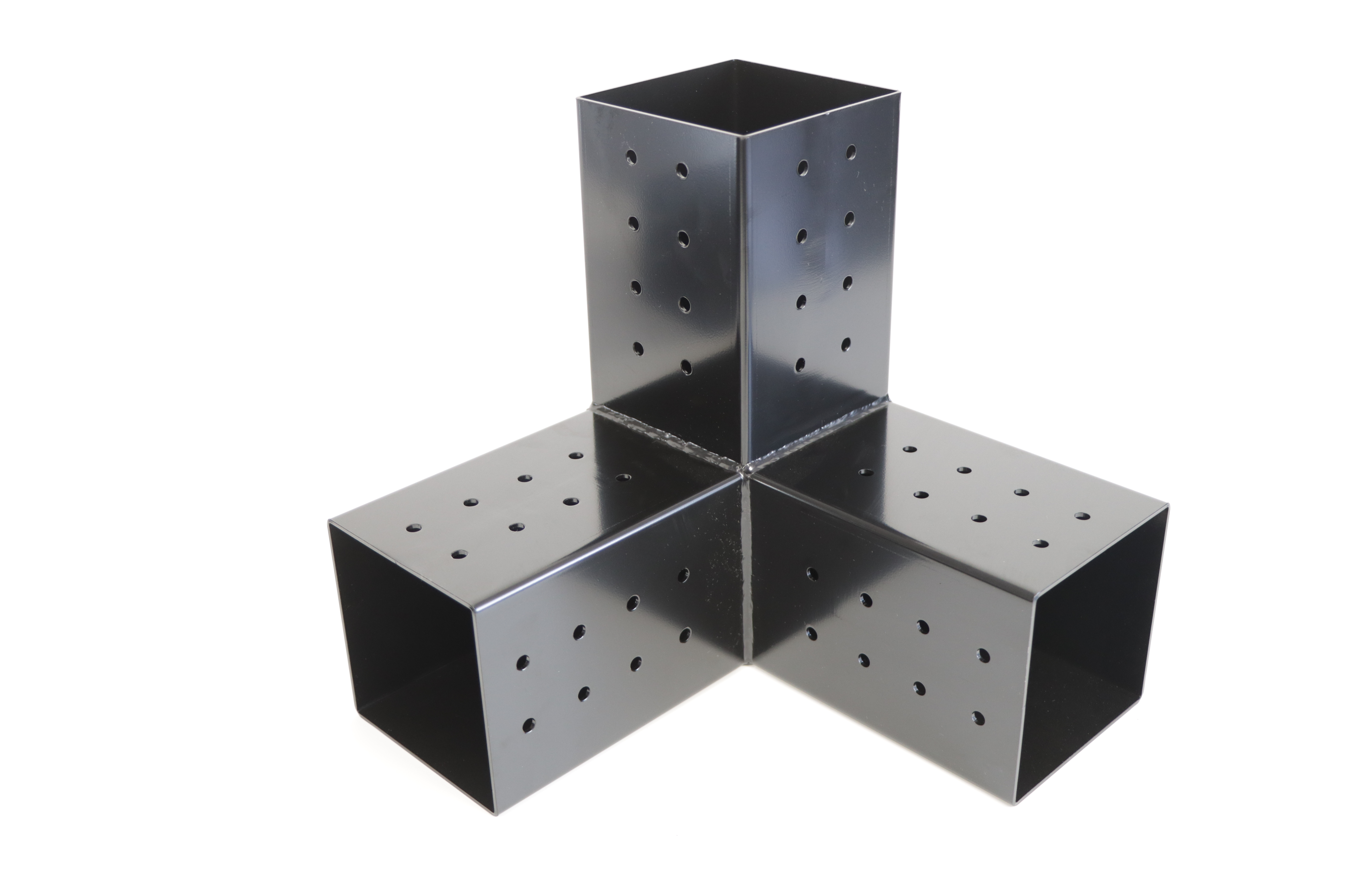 4*4 Wood Post Base Pergola Brackets Kits with Steel Q235B and Electrophoretic Coating
