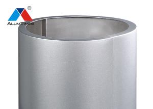 Quality PVDF Coating 3mm Aluminum Column Covers , Fireproof Round Metal Column Covers wholesale