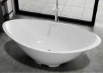 Artificial Stone Freestanding Soaking Bathtub Heat Retention