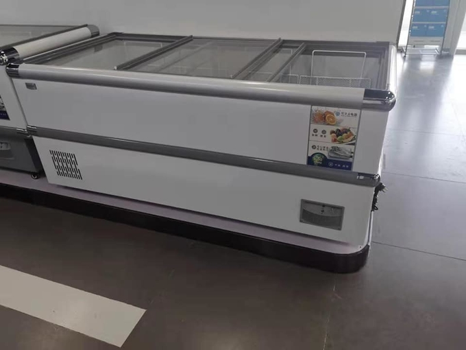Freezer display cabinet commercial large capacity horizontal freezer fresh-keeping and freezing 4