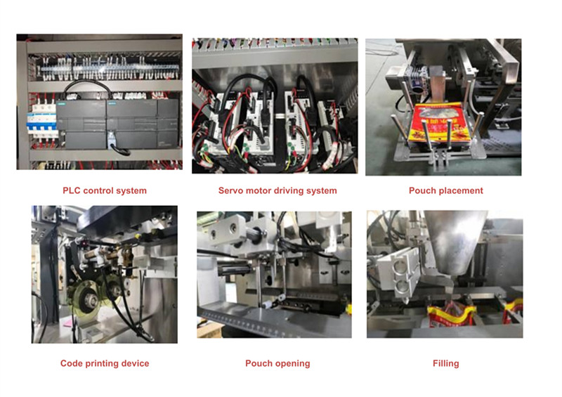 Granule Pouch Nuts Filling Machine Coffee Beans Seeds Horizontal Sealing Machine